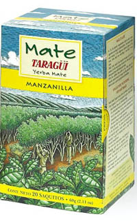 Taragi Yerba Mat in teabags - Chamomile (12x20x3gr.)